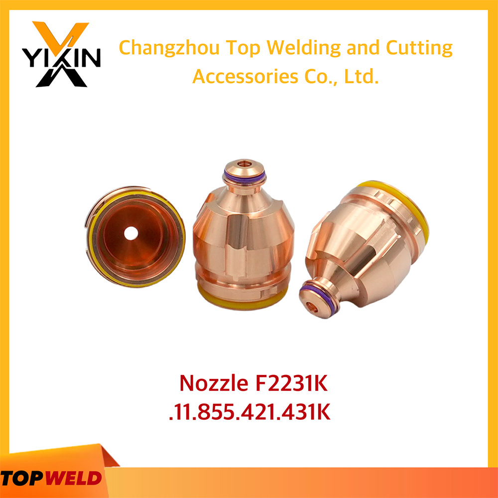 F2231 Nozzle. 11.855.421.431 for Kjellberg Plasma Cutting Torch Consumables