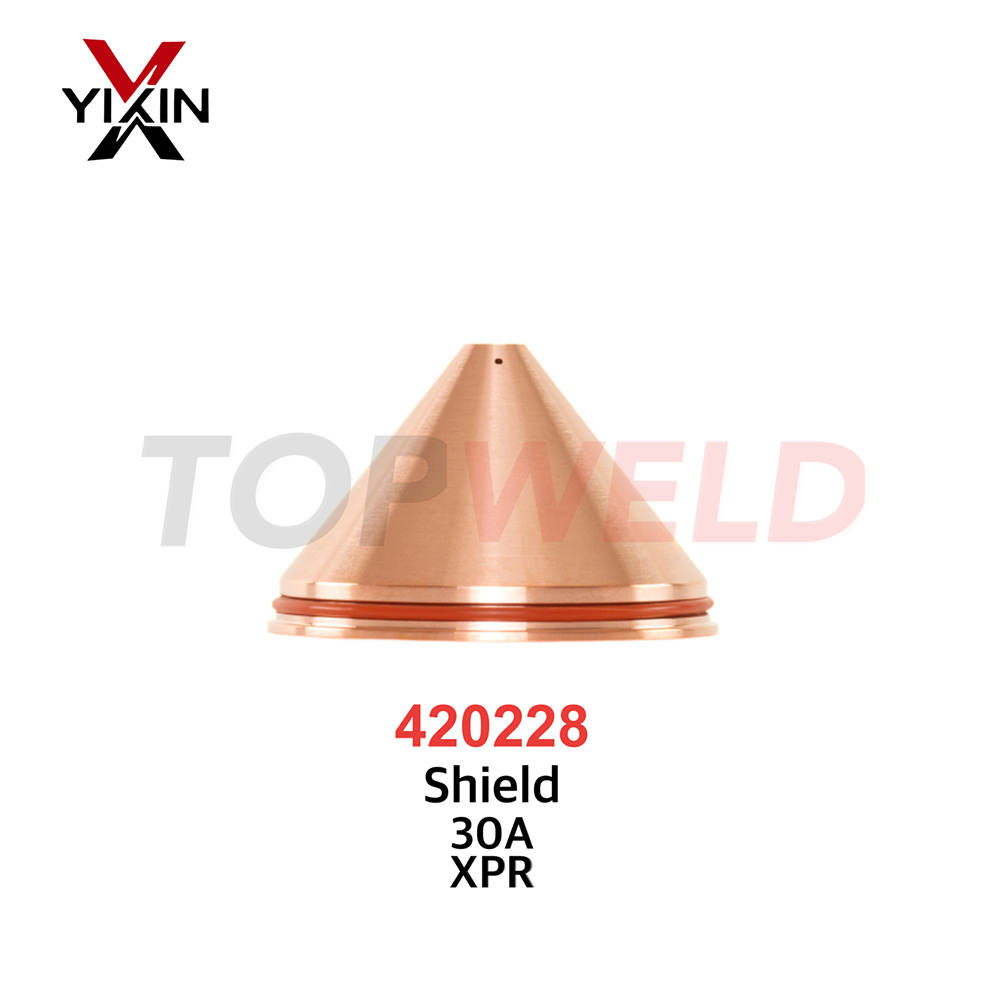 Top-Grade 420228 Shield for Xpr 30AMPS Mild Steel Plasma Consumables