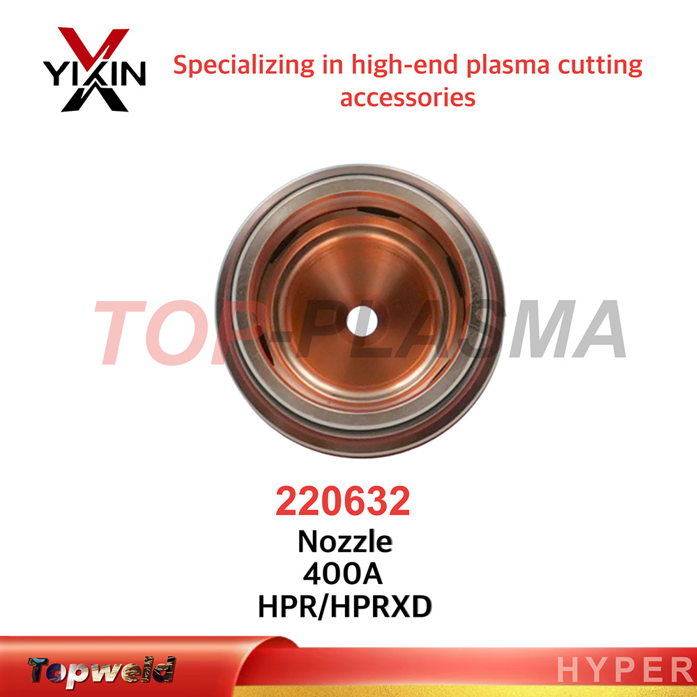 220632 Plasma Nozzle /Cutting Tip Compatible with Hpr 400A 400xd/800xd