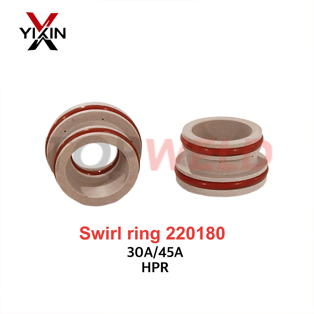 Quality Swirl Ring 220180 Plasma Consumables Fits for 30A/45A Hpr Plasma Cutting Machine Consumables