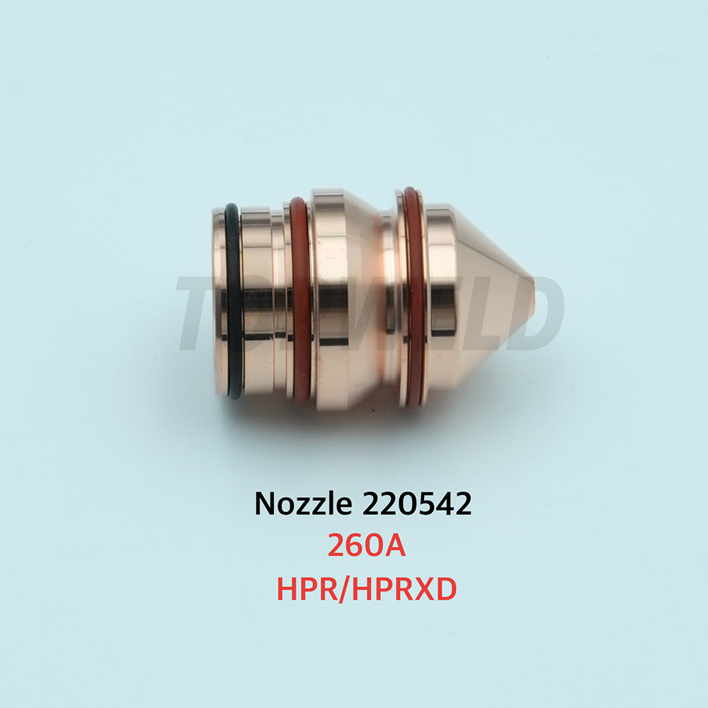 Nozzle Bevel 260A 220542 for Hpr Series Plasma Cutting Machine Consumables