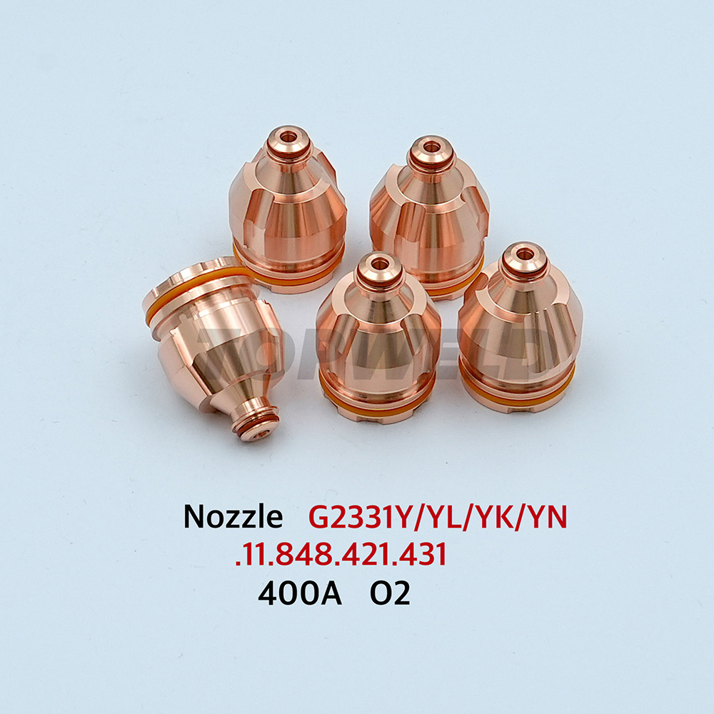 G2331y Nozzle. 11.848.421.431 for Kjellberg Plasma Consumables 400A