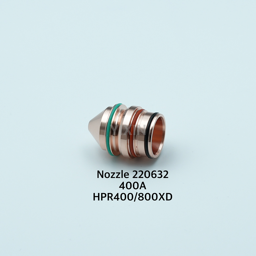 220632 Plasma Nozzle /Cutting Tip Compatible with Hpr 400A 400xd/800xd
