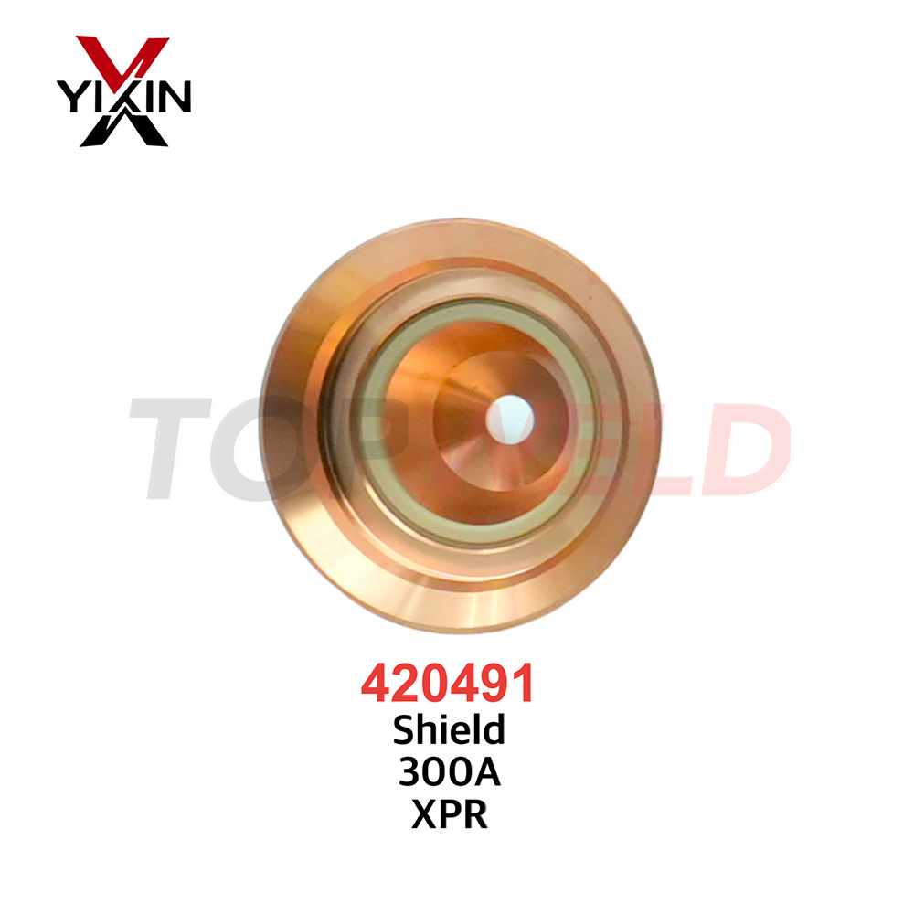 Top-Grade 420491 Shield Assembly 300 AMPS Mild Steel for Xpr Plasma Cutting Consumables