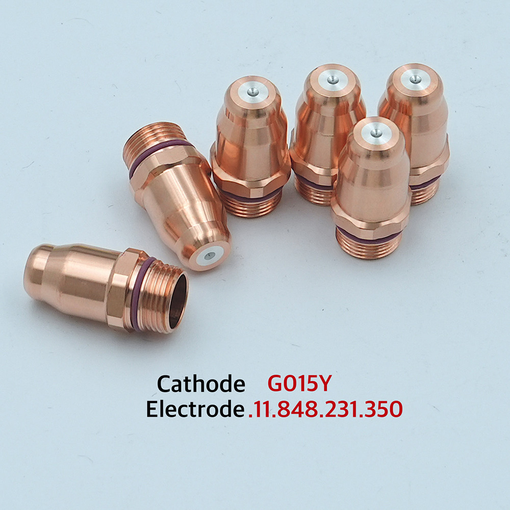 Topweld Electrode G015y Kathode. 11.848.231.350 for Kjellberg Plasma Cutting Torch Consumables