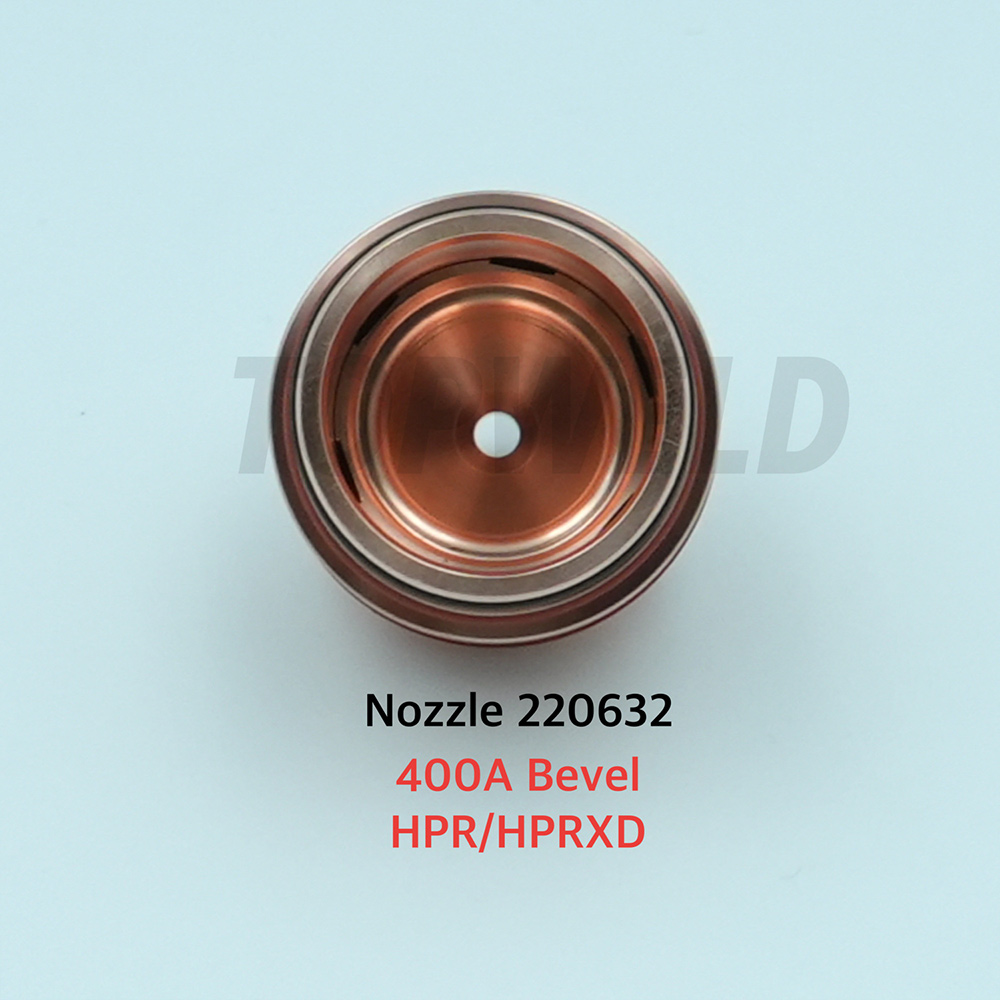 220632 Plasma Nozzle /Cutting Tip Compatible with Hpr 400A 400xd/800xd