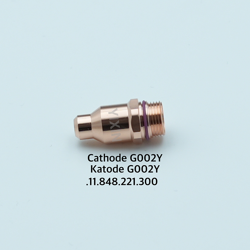 Durable G002y Silver Electrode for Kjellberg Plasma Consumables with Ref. 11.848.221.300