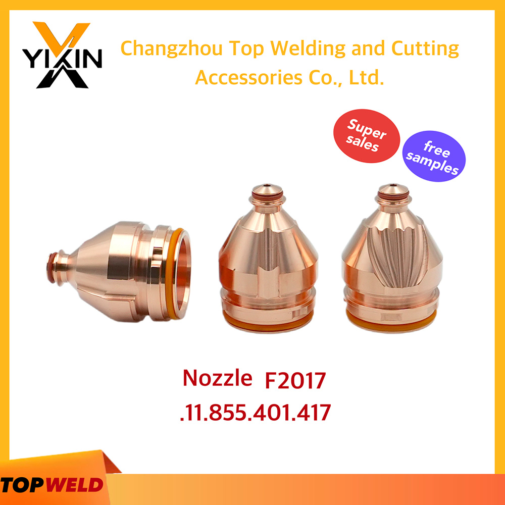 F2017 Nozzle. 11.855.401.417 for Kjellberg 200A Smart Focus Plasma Cutting Torch Consumables