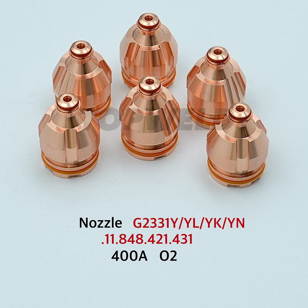 G2331y Nozzle. 11.848.421.431 for Kjellberg Plasma Consumables 400A