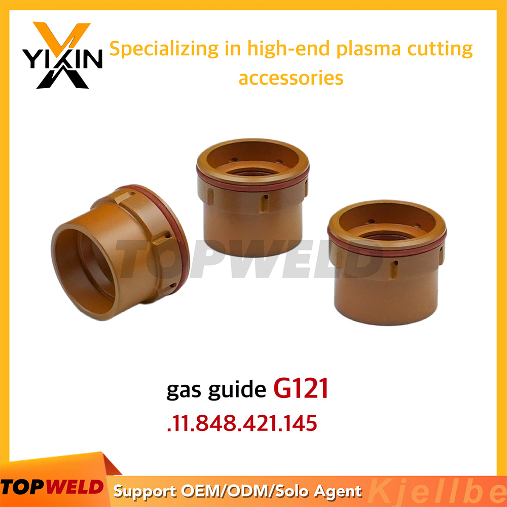 Gas Guide G121 Swirl Ring. 11.848.421.145 for Kjellberg Plasma Cutting Torch Consumables