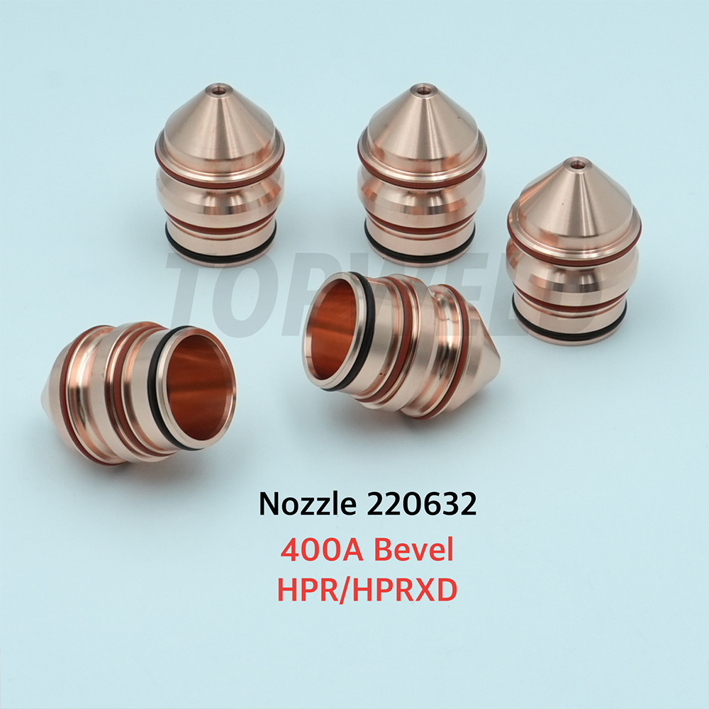 220632 Plasma Nozzle /Cutting Tip Compatible with Hpr 400A 400xd/800xd