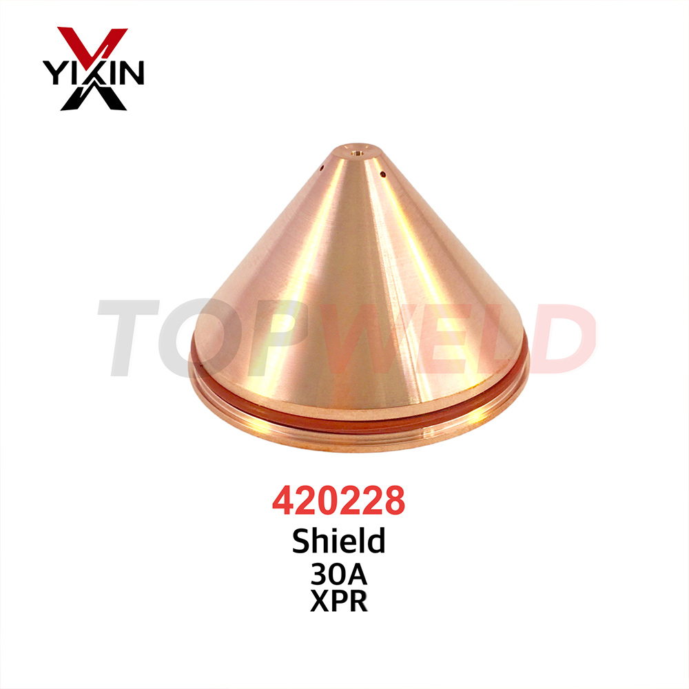 Top-Grade 420228 Shield for Xpr 30AMPS Mild Steel Plasma Consumables