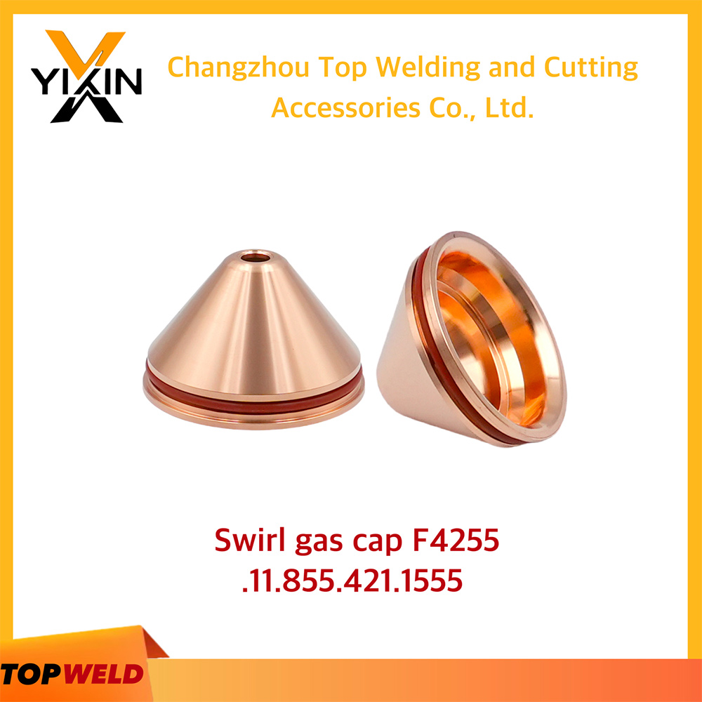 Shield F4255 Swirl Gas Cap 11.855.421.1555 for Kjellberg Plasma Cutting Torch Consumables 360-400A